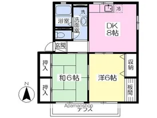 シティハイムソファレC【1階】の間取り