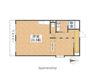 キャッスル小川【201号室】の間取り