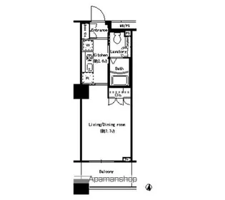 パークアクシス名駅南【2階】の間取り