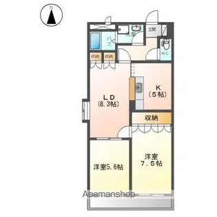エル・アールの森【2階】の間取り