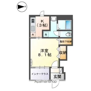 リヴィエール林【1階】の間取り