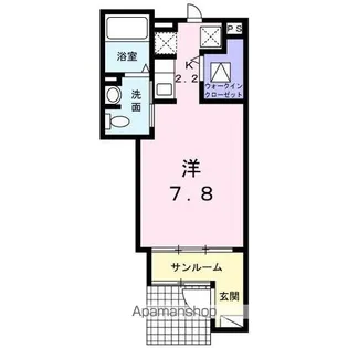 ランド・グローリア【103号室】の間取り