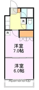イーグルハイツ宮町【410号室】の間取り
