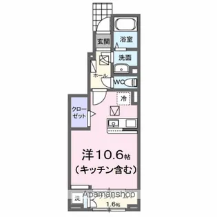 エテルノ Y A【1階】の間取り