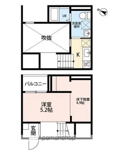 エスペランサ・エイト(エスペランサエイト)【2階】の間取り