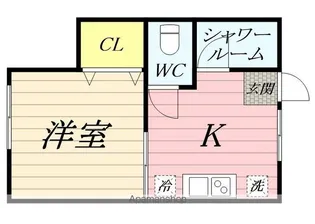 1Kの間取り画像
