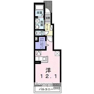 プリムラ K【103号室】の間取り