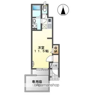 ゴールデンハイム水野【1階】の間取り