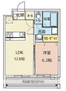 GRAND CINQ(グランサンク)【3階】の間取り