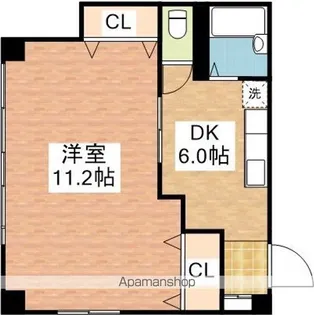 岡部ビル【3階】の間取り