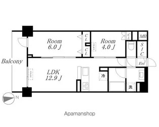 (仮)D-room則武【7階】の間取り
