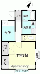 シガハイツⅥ【101号室】の間取り