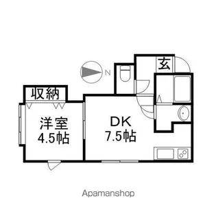 LEE SPACE 元町【103号室】の間取り