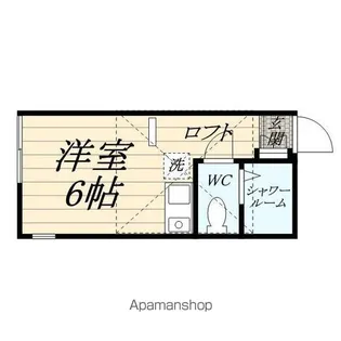 ユナイト汐入アルティーガス【1階】の間取り