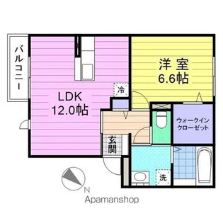 FORTLESS KEI【2階】の間取り
