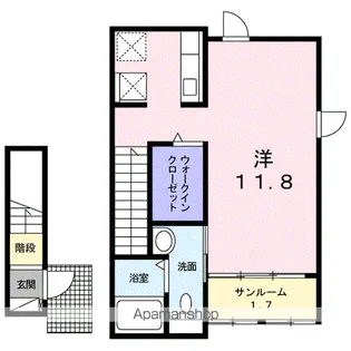 ラ ルーチェ【2階】の間取り