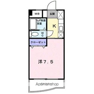 エスポワールさとう【4階】の間取り