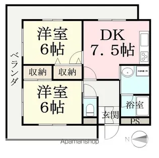MOREビル【307号室】の間取り