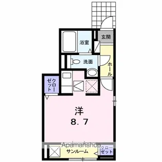 マオ コリーヌ【1階】の間取り