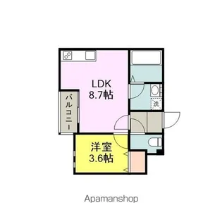 シエレトワール【102号室】の間取り