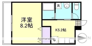ビュー倉敷【5階】の間取り