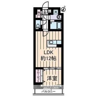 YAYOI COURT【10階】の間取り