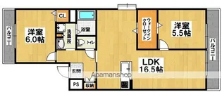ロイヤルハイツジェミニ【205号室】の間取り