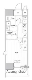 アークマーク大森町アジールコート【9階】の間取り