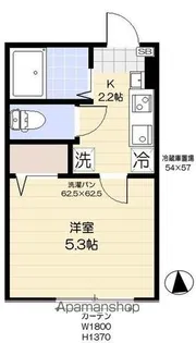 VERT BONHEUR(ヴェール・ボヌール)【3階】の間取り
