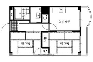 ハイデンス北大路【503号室】の間取り