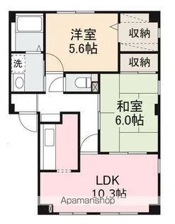 フォブールタウン元山A・B・C【2階】の間取り