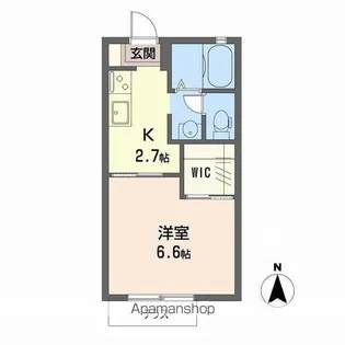 コートアゼリア【1階】の間取り