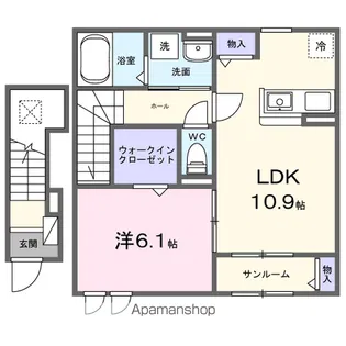レグルス・コート【2階】の間取り