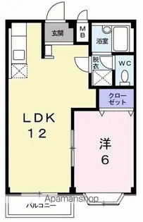 エルディムサンライズ21 B【2階】の間取り