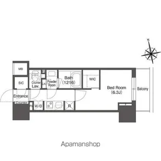 コンフォリア東上野【9階】の間取り