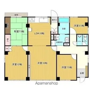 滝子マンション【1階】の間取り