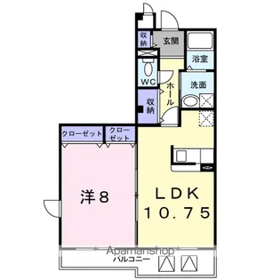 サンリット ガーデン【3階】の間取り