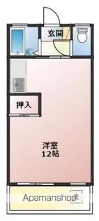 メゾンドU【301号室】の間取り