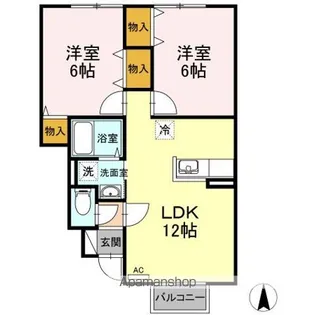 MARI’S GARDEN【1階】の間取り