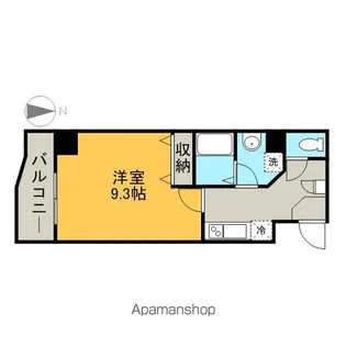 アゲート 白壁【6階】の間取り