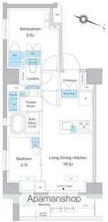 プレディアコート板橋【9階】の間取り