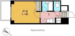 エクセルシオール押上【6階】の間取り