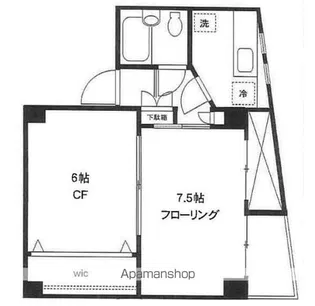 セゾン北品川【4階】の間取り