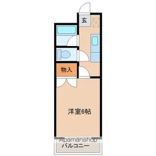 アルム大和町【4階】の間取り