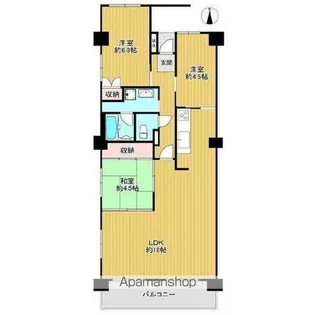 泉サンハイツ【5階】の間取り