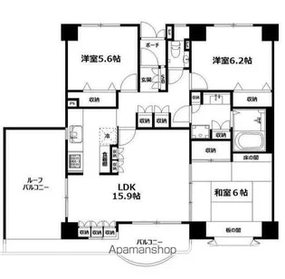 東戸塚アーバンコンフォート壱番館【3階】の間取り