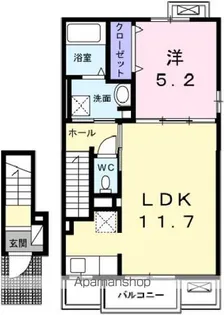 リ・ミノーレ【2階】の間取り