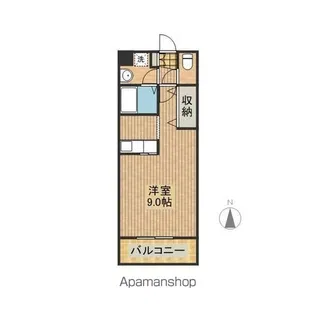 JUN丸山【203号室】の間取り