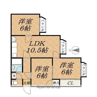 レジェンド118【2階】の間取り