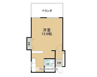 シティパレスⅠ【2-B号室】の間取り